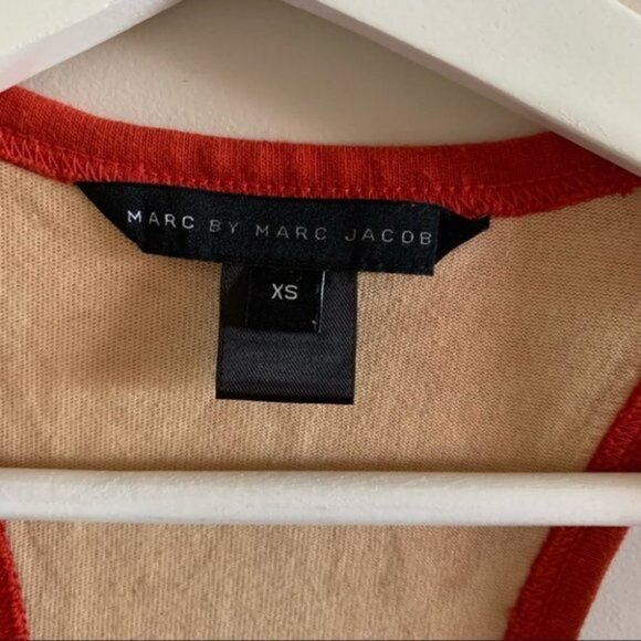 Marc by Marc Jacobs Orange Typography Mini Dress - Picture 6 of 9